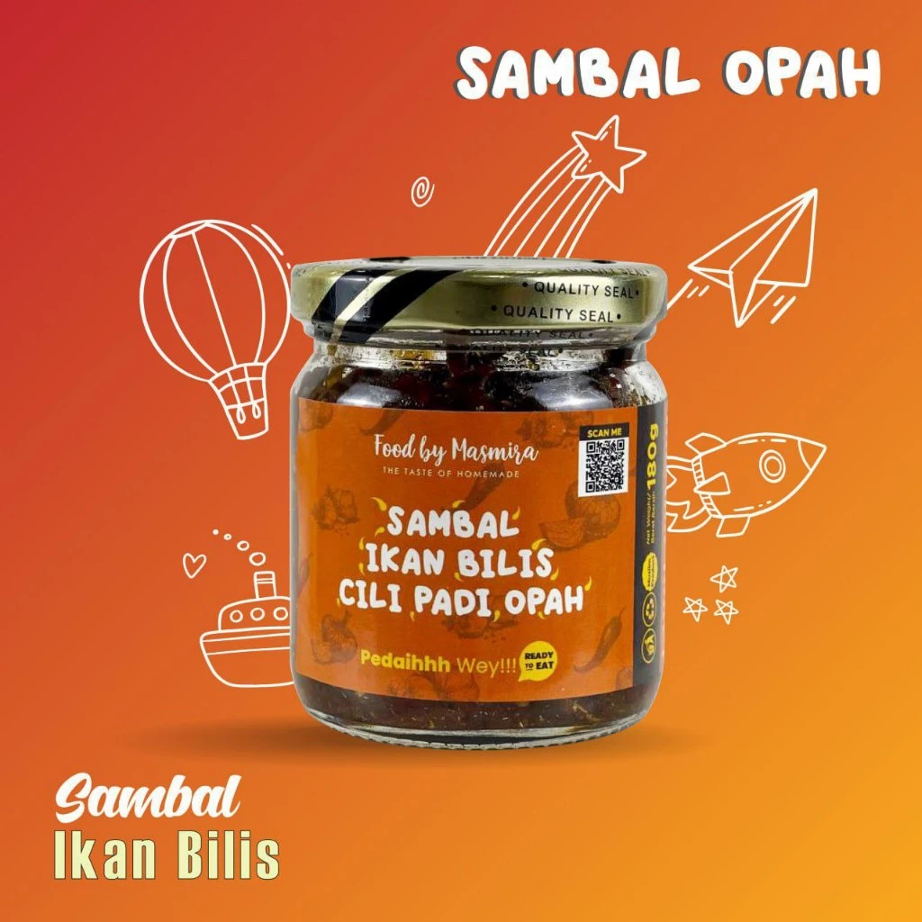 Sambal Opah Ikan Bilis Cili Padi