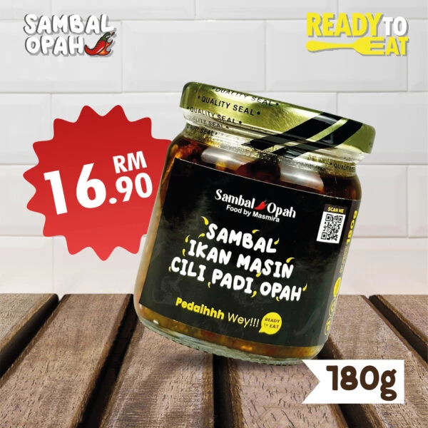 Sambal Opah Ikan Masin Cili Padi