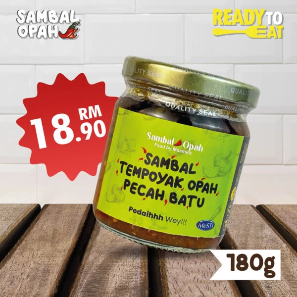 Sambal Opah Tempoyak Pecah Patu