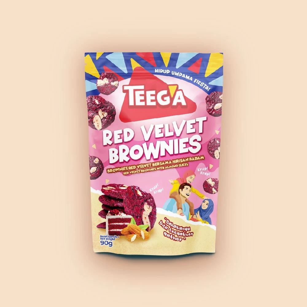 Teega Red Velvet Brownies